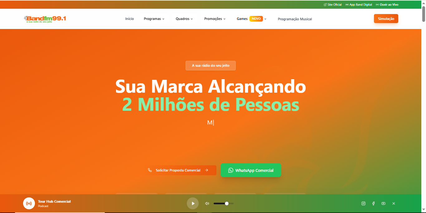 Hub Comercial Band FM